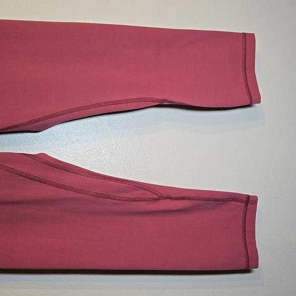 Lululemon Align Nulu High-Rise Crop 17" Yoga Leggings In Chianti - Picture 4 of 9